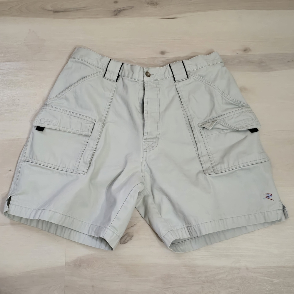 Redington Tackle Apparel Cargo Fishing Outdoor Shorts  Men's Large Beige Pockets